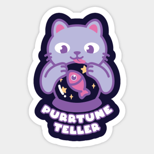 Purrtune Teller Sticker